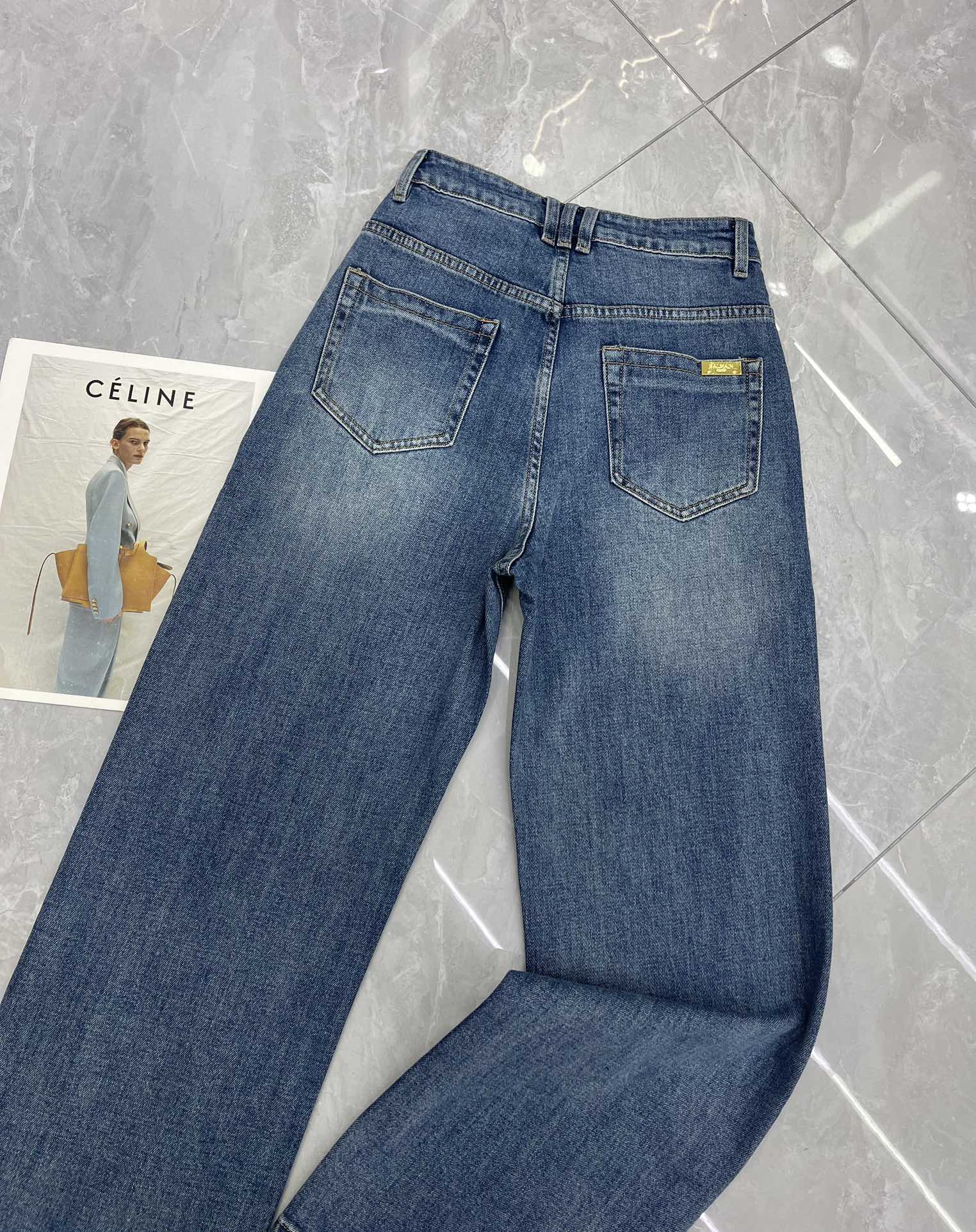 “High-end BALMAI 2024 Spring Summer Female Suit in Cowboy Cotton” - 图片 7