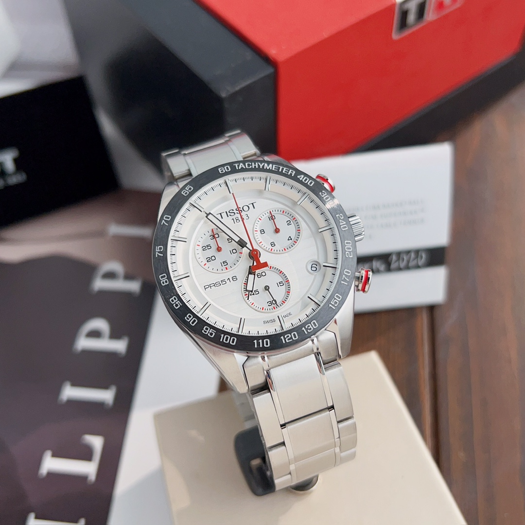 天梭 T100417A 钢带新款男表