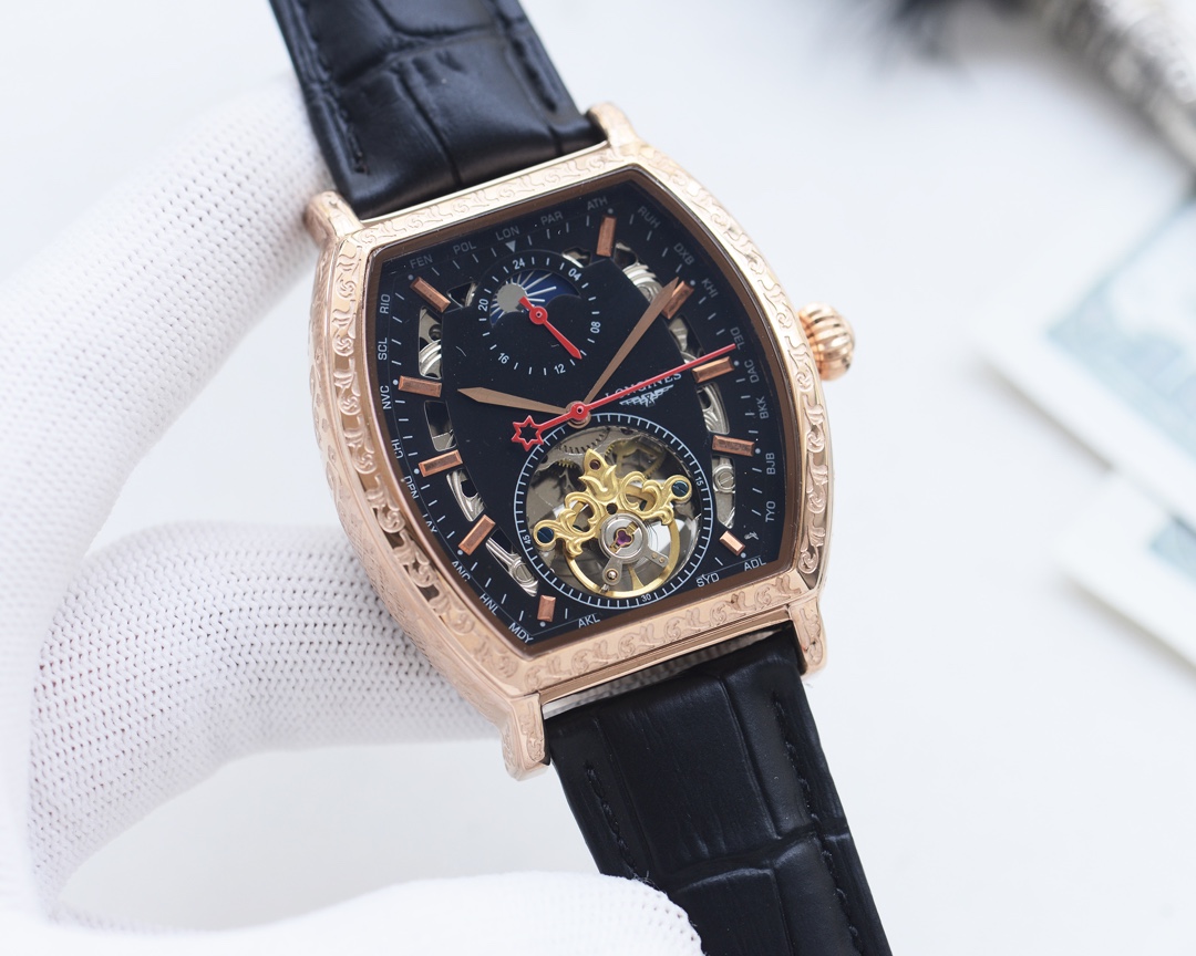 尊享价：550
品牌：浪琴-Longines🏅🏅
类型：男士腕表🎉🎉
壳套：顶级版316精钢L
表带：进口小牛皮表带
机芯：西铁城机械机芯⚙️
镜面：矿物质防刮镜面玻璃
尺寸：直径42mm厚12mm

🍷精致传承真实效果，品质保证！
‼️优雅格调瞬间提摄男士魅力，更是品位与生活尊贵象征！