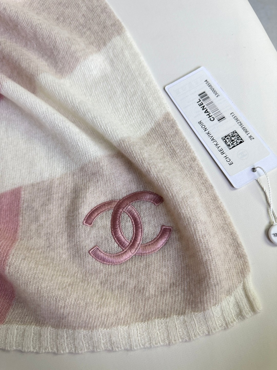 CHANEL 2023新款羊绒针织围巾