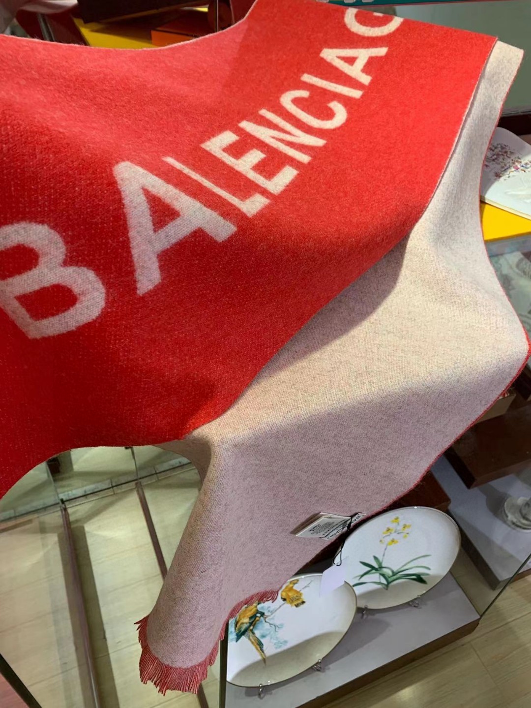 Balenciaga巴黎世家 2023新款羊绒围巾