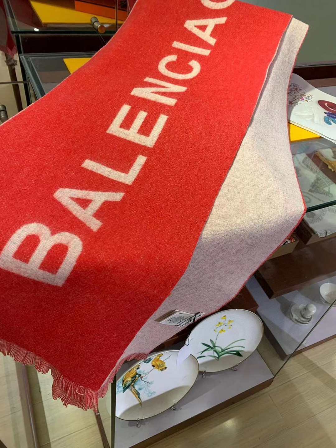 Balenciaga巴黎世家 2023新款羊绒围巾