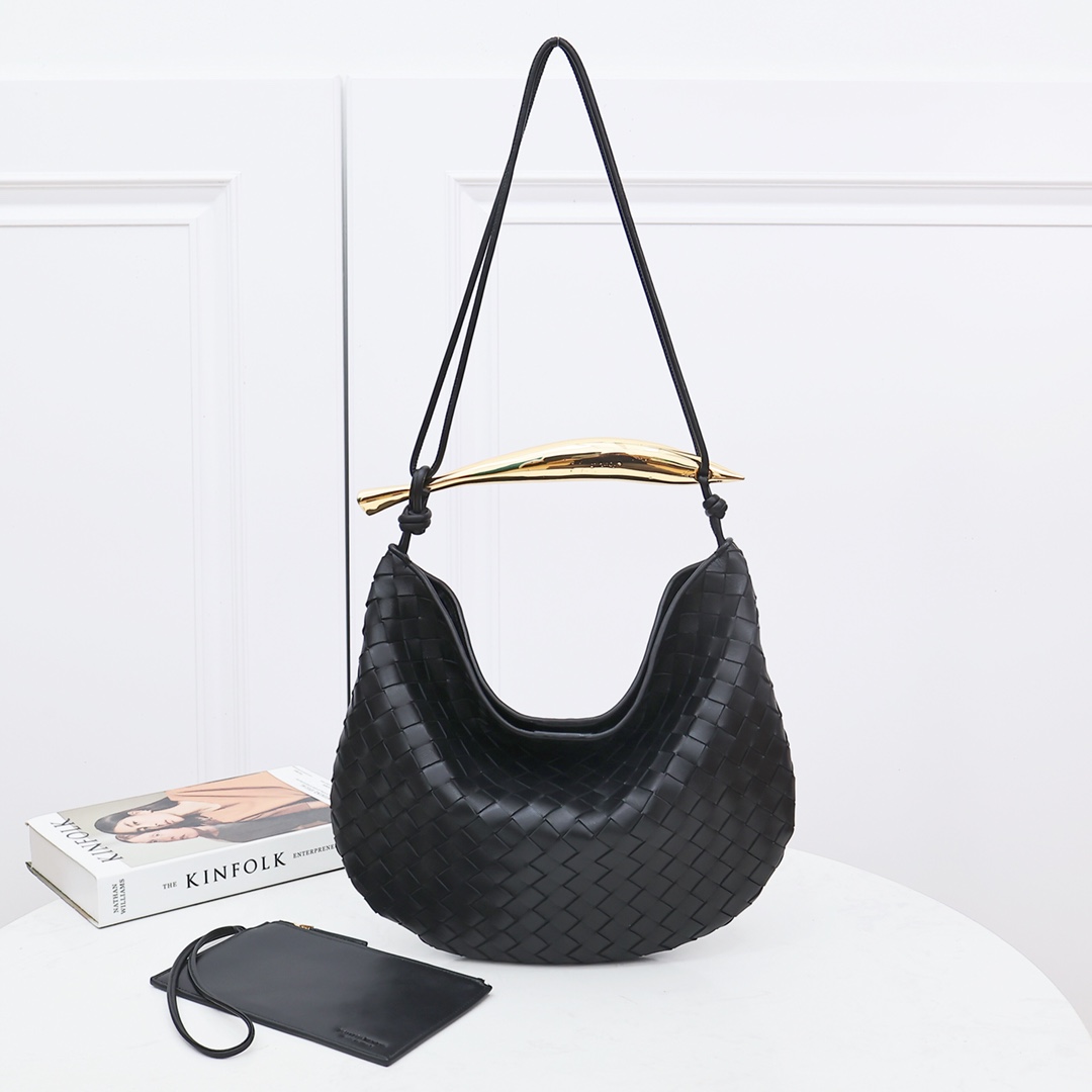 Sac à main Sardine en métal tressé avec poignée