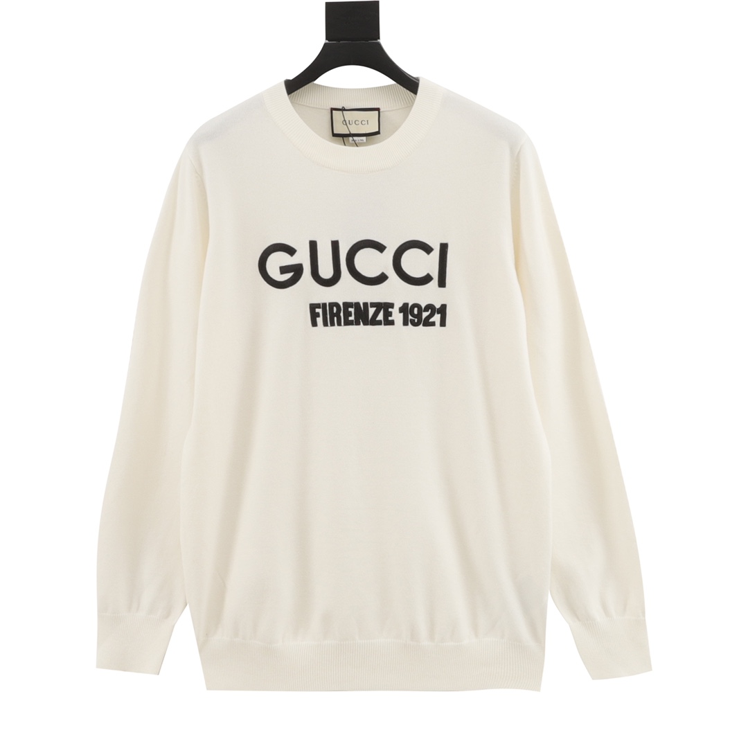 Gucci Odzież Sweter dzianinowy Bluzy Hafty Dzianiny Tkanie