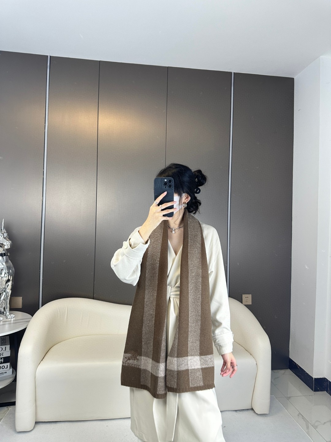 Burberry巴宝莉 2023新款针织围巾
