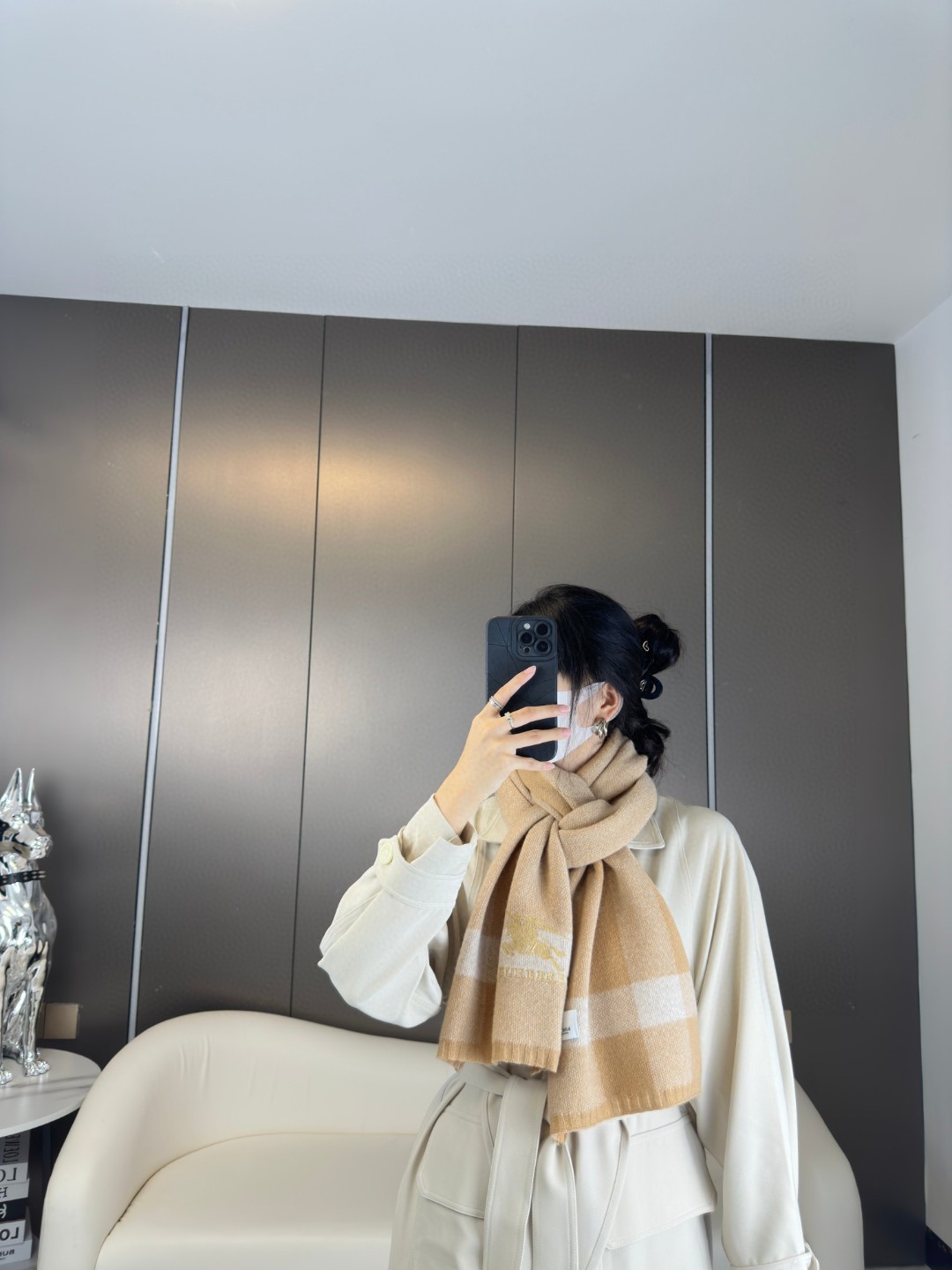 Burberry巴宝莉 2023新款针织围巾