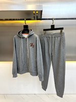 Hermes Clothing Two Piece Outfits & Matching Sets Embroidery Cotton Fall/Winter Collection Fashion Casual
