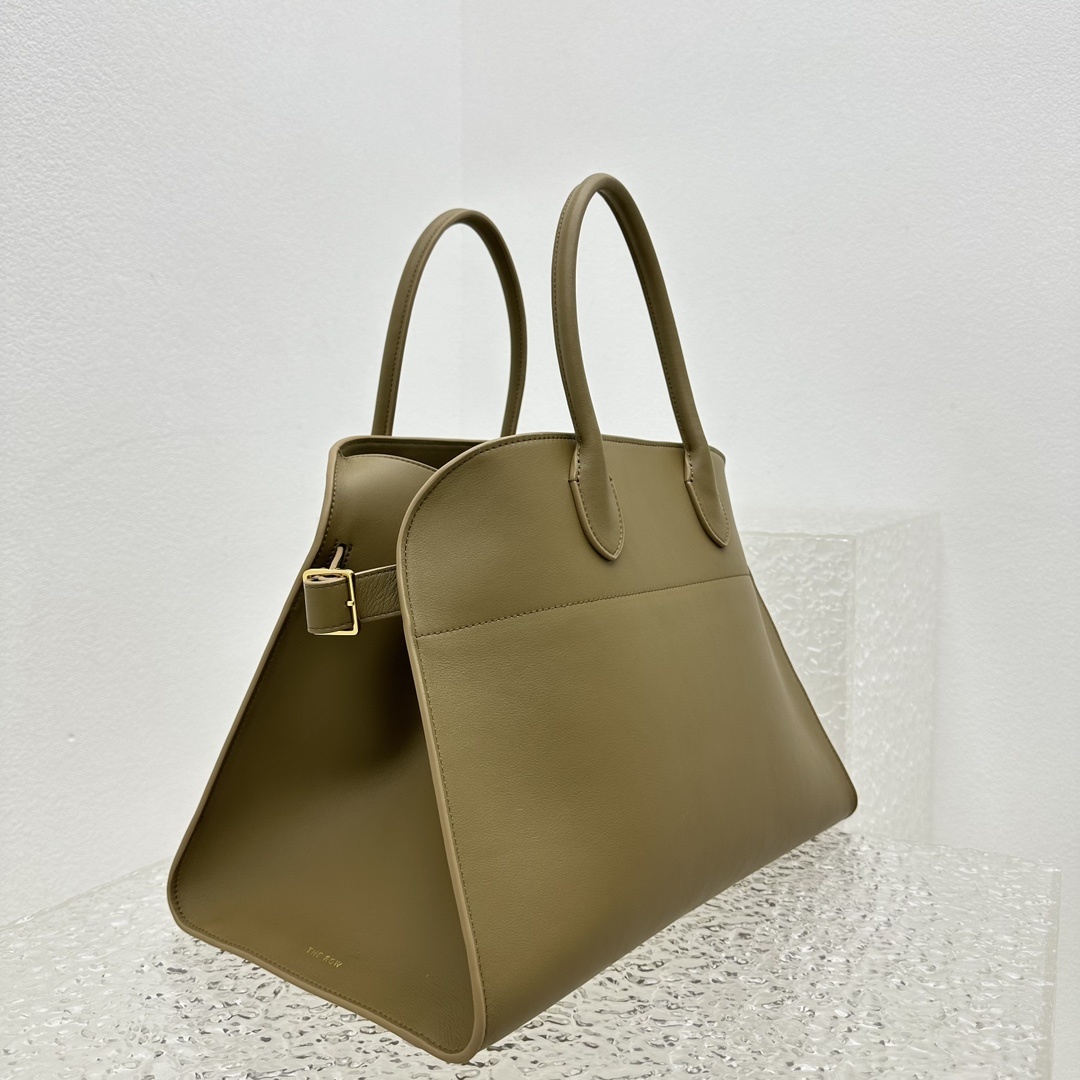 中平纹橄榄绿Margaux15系列品牌在极简设计上的功力线条干净尽管没有什么logo印花的加持但整体高级