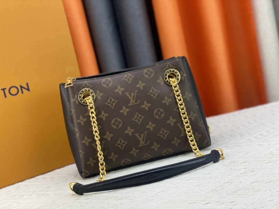 Louis Vuitton High
 Bags Handbags Black Gold Pink Red Monogram Canvas Calfskin Cowhide Fashion Casual M43777