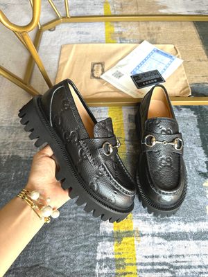 Gucci Shoes Loafers Cowhide Sheepskin Fall/Winter Collection