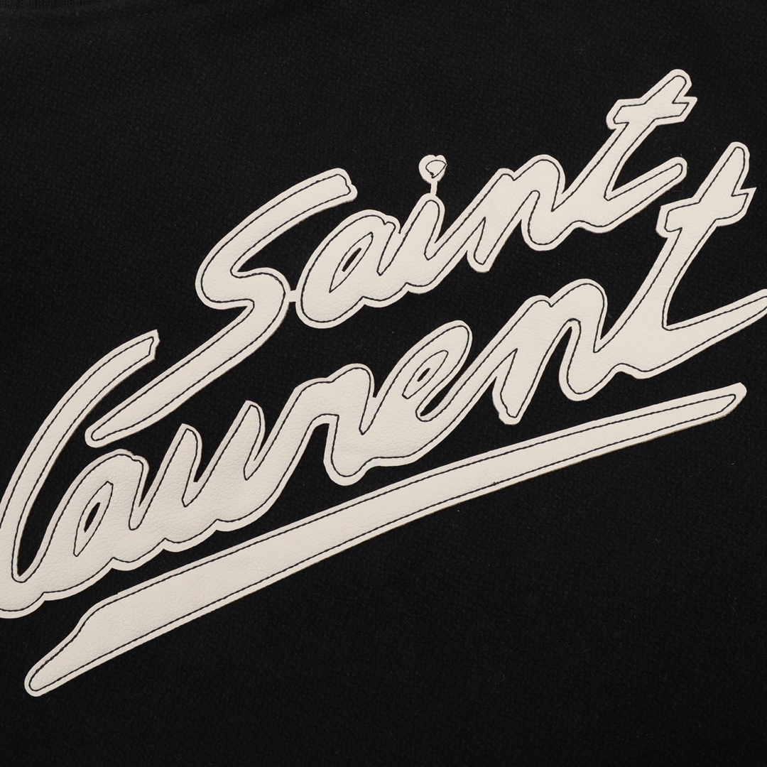 “SWIY Y517: Saint Laurent Paris Baseball Jacket with Market-Leading Fabric” - 图片 9