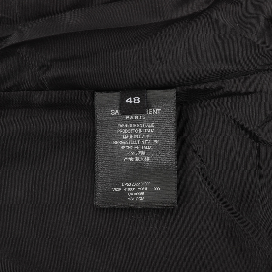 “SWIY Y517: Saint Laurent Paris Baseball Jacket with Market-Leading Fabric” - 图片 8