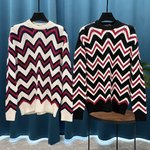 Louis Vuitton Clothing Knit Sweater Sweatshirts Openwork Unisex Knitting Weave Wool