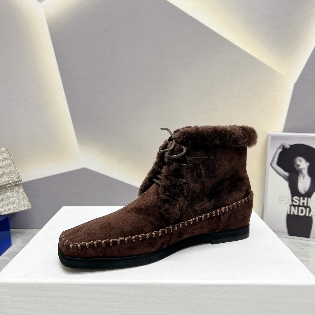 Toteme 2023 AW Nordic Recreational Shoe Series with Zirconium Fabric - 图片 6