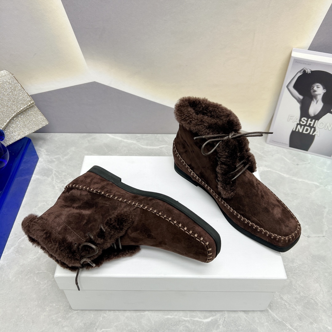 Toteme 2023 AW Nordic Recreational Shoe Series with Zirconium Fabric - 图片 7