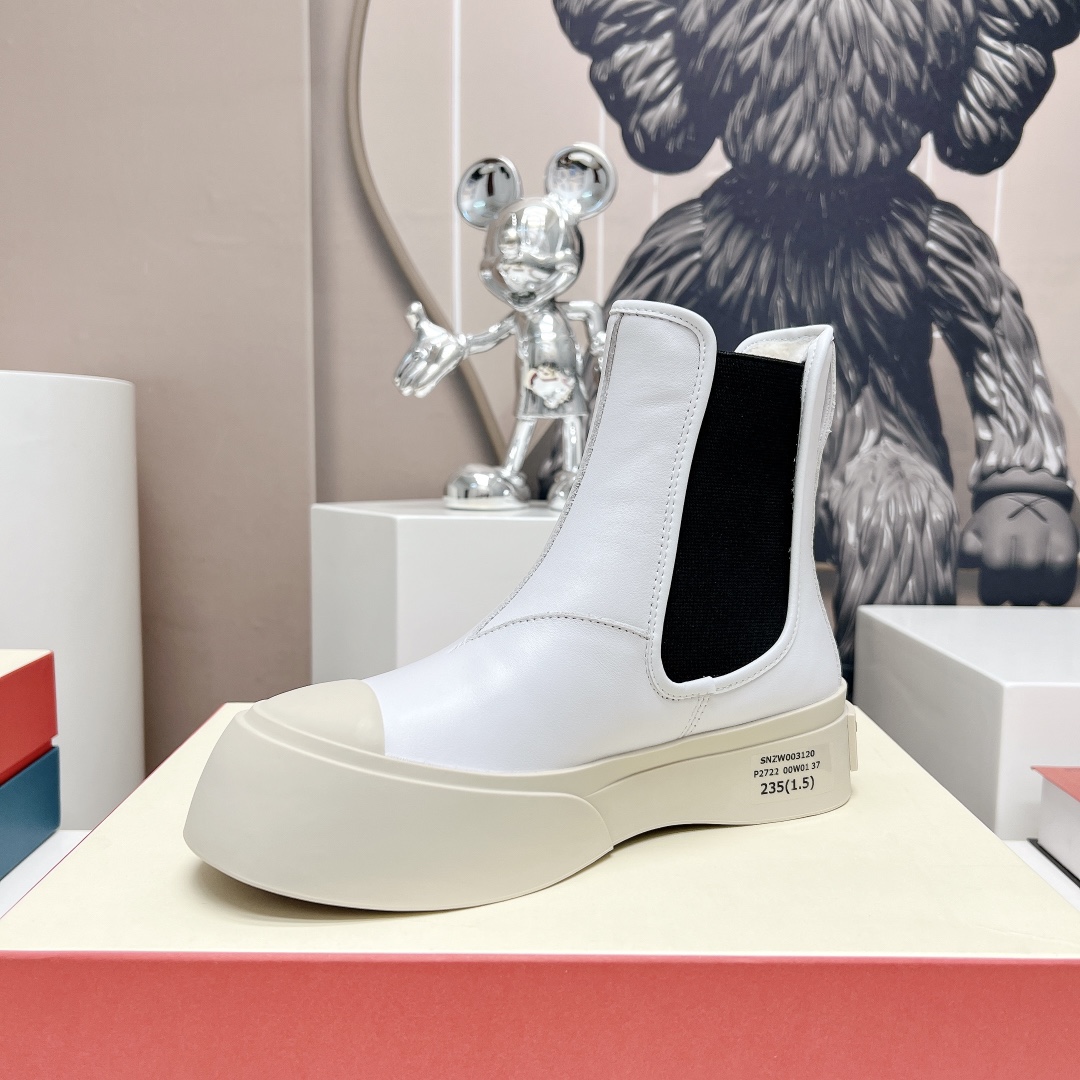 MARNIMA NI2023 Autumn Short Boots: Paris Fashion Show’s Latest Hit Trend - 图片 6