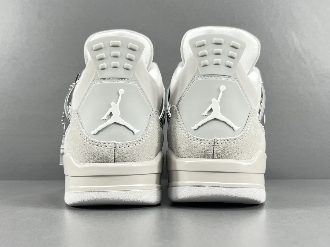 X版顶级AJ4灰色JordanAirJordan4“LightIronOreFrozenMoments中