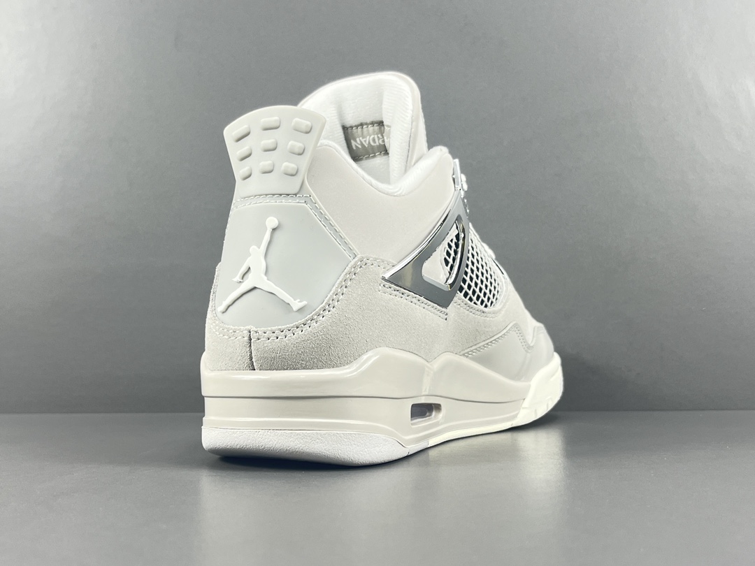 X版顶级AJ4灰色JordanAirJordan4“LightIronOreFrozenMoments中