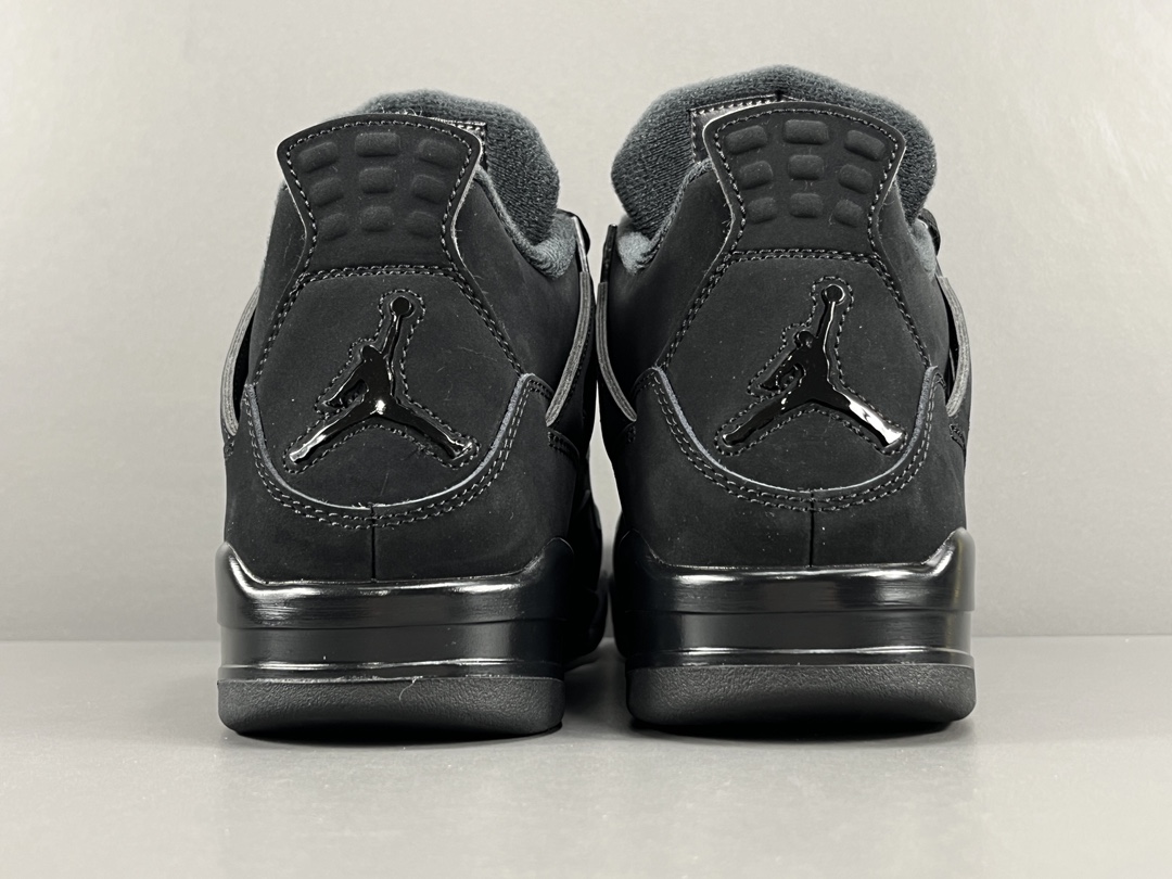 K版乔4黑猫JordanAirJordan4中帮潮流复古篮球鞋男女同款货号CU1110-010尺码36-