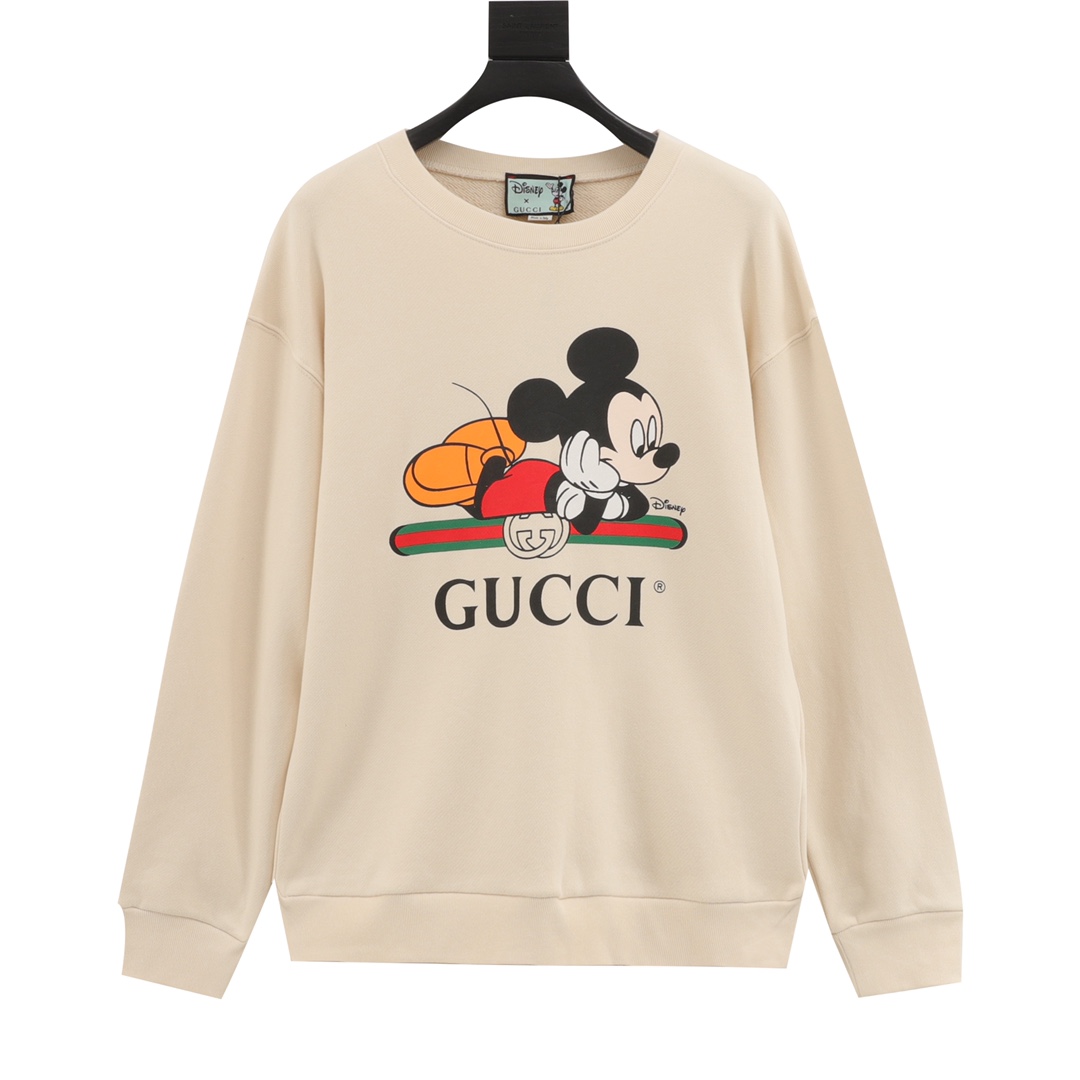 Gucci Jakość lustra
 Odzież Bluzy tani najlepszy projektant online
 Czarny Zielony Czerwony Drukowanie Bawełna dzianina Dzianiny
