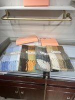 Acne Studios Scarf Splicing Nylon Wool Winter Collection