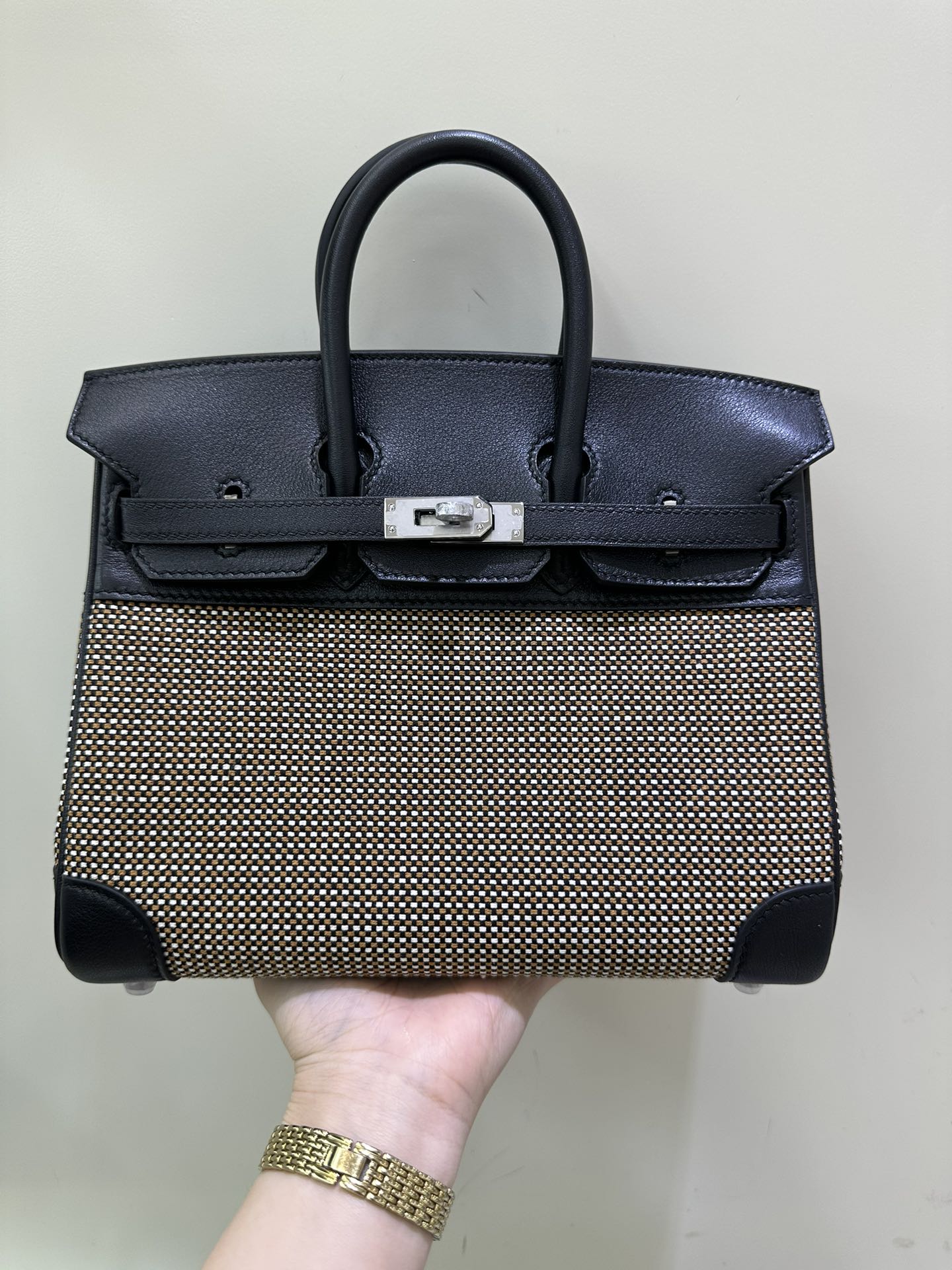 Hermès The most beautiful canvas Birkin bag in stock recently