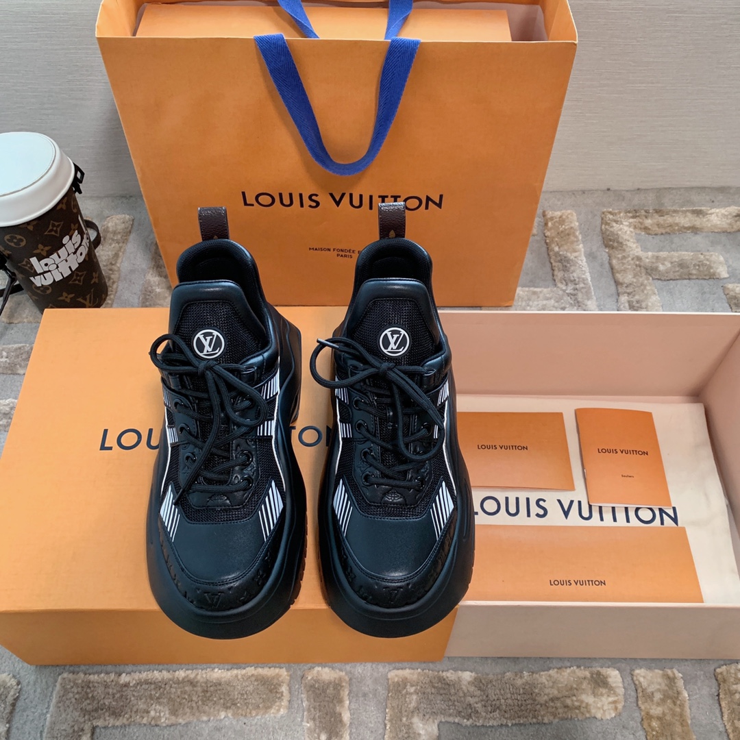 Comprar réplica
 Louis Vuitton Zapatos Zapatillas deportivas Cuero de vaca Tpu Colección otoño Fashion