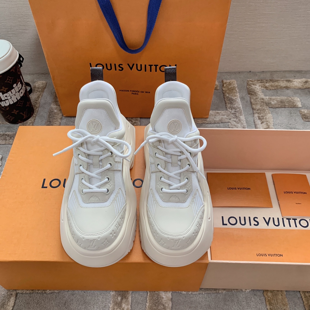 Louis Vuitton Shoes Sneakers Cowhide TPU Fall Collection Fashion