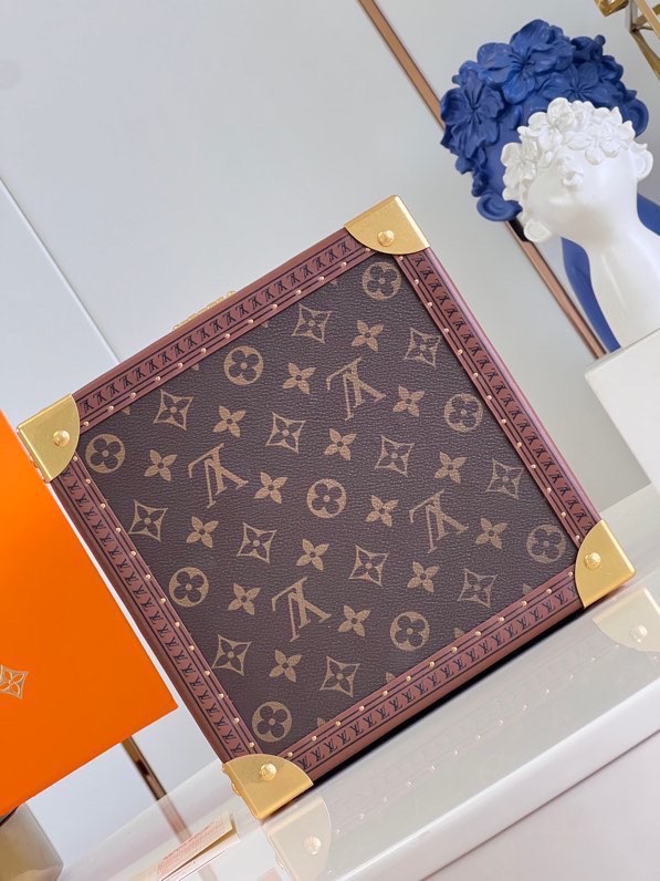 Louis Vuitton Monogram Canvas Jewelry Box with S-lock - Chestnut 4 i1697858905 5867 2