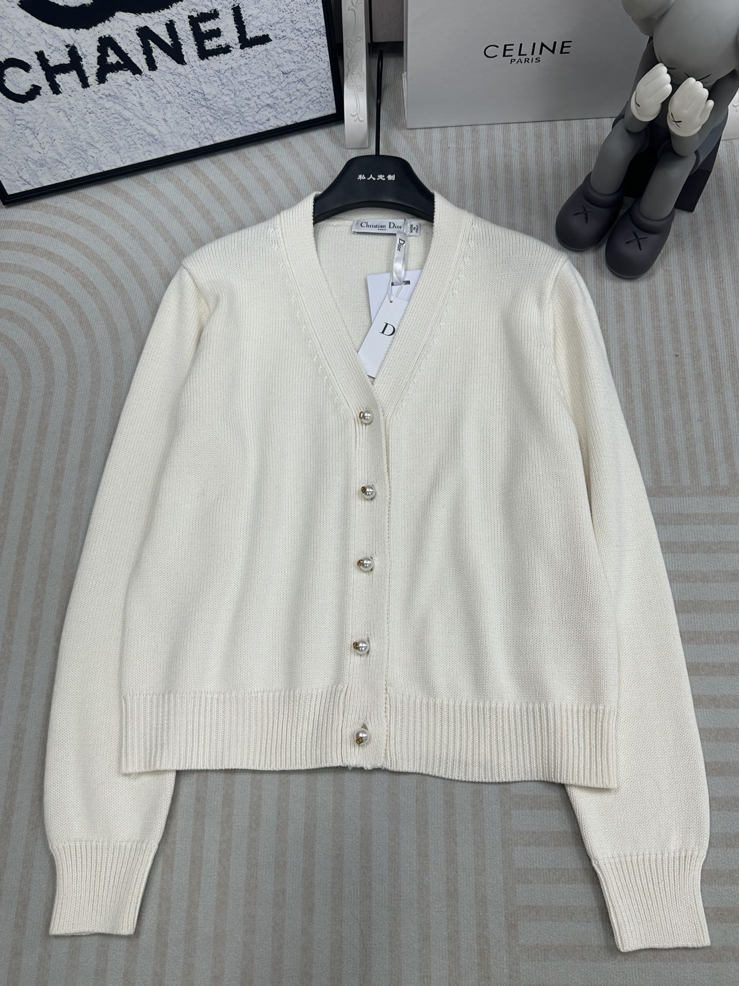 Dior Clothing Cardigans Knit Sweater Cashmere Knitting Spring Collection Fashion
