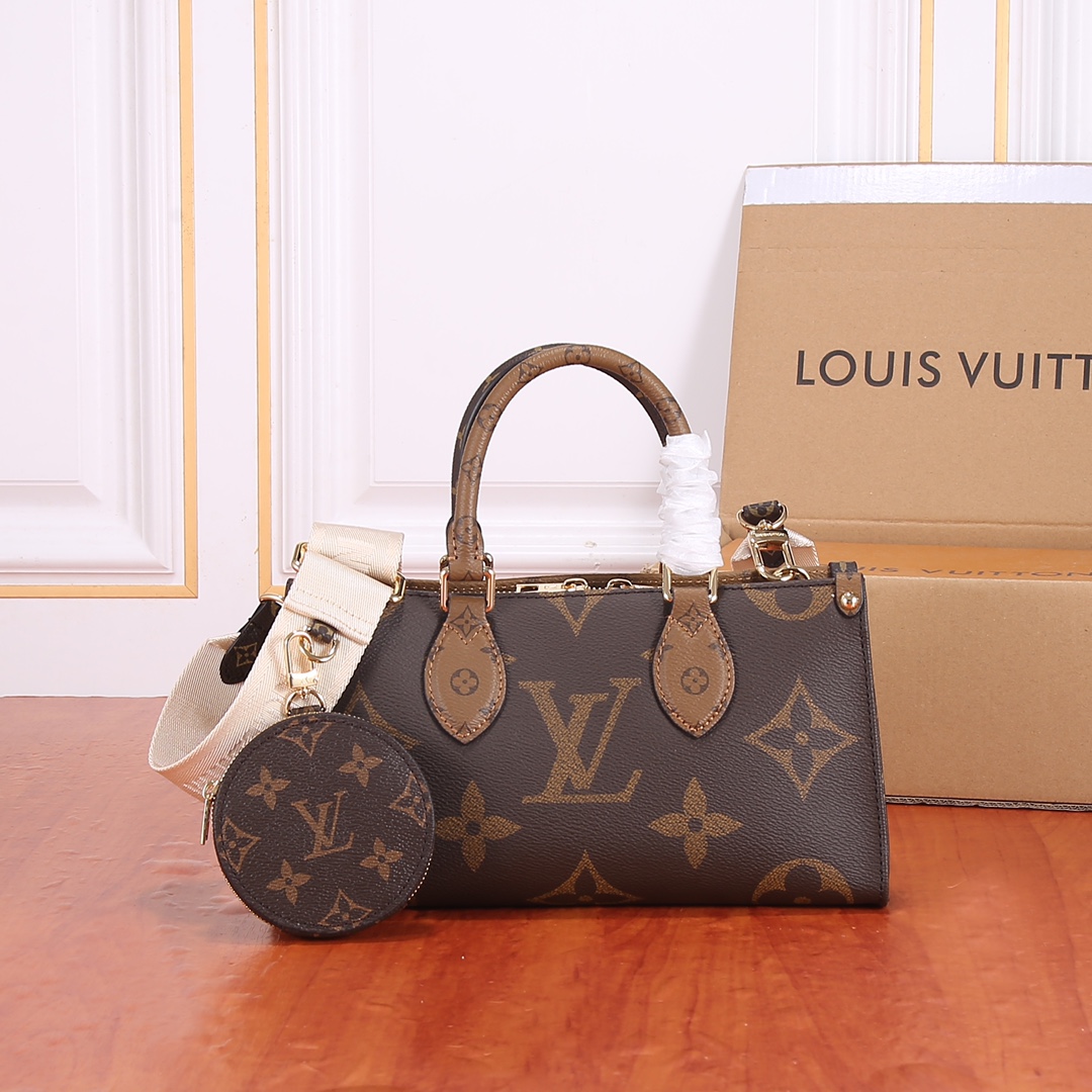 Louis Vuitton LV Onthego Sacs Cabas Monogram Reverse Toile M46653