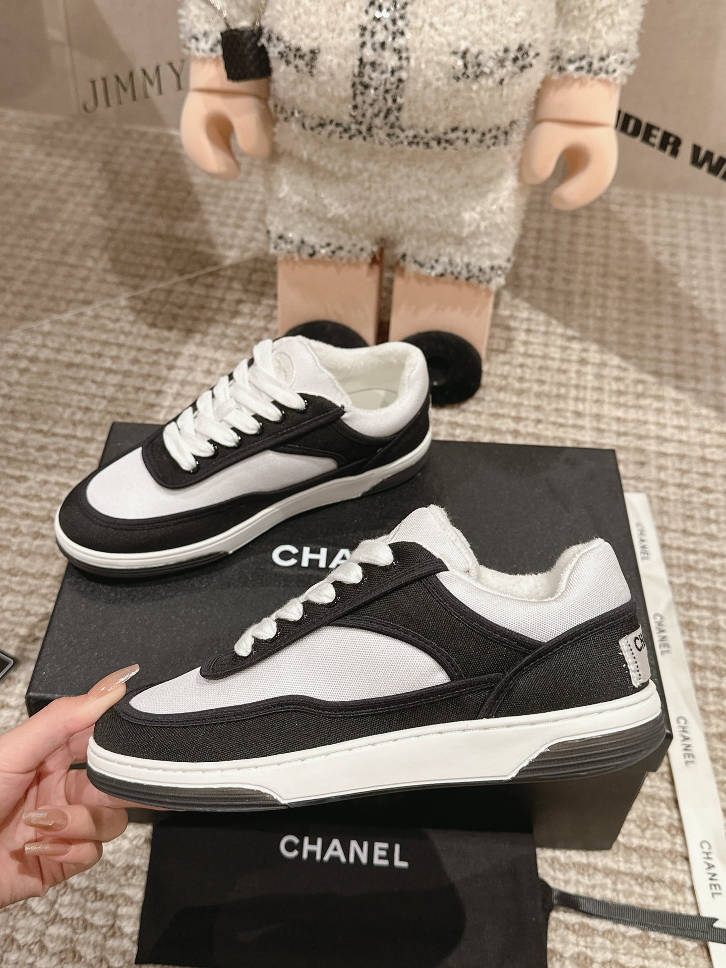 Chanel Chaussures Décontractées Femmes Hommes Peu importe