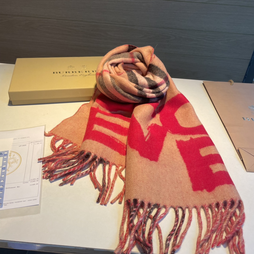 博柏利 Burberry 传世高定桑蚕丝丝巾围巾 #E31677B2 9