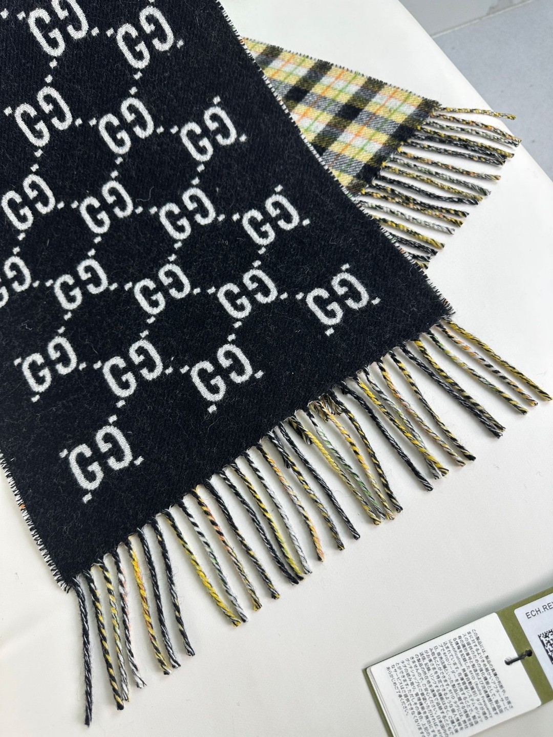 GUCCI 经典羊绒围巾❗双面围巾