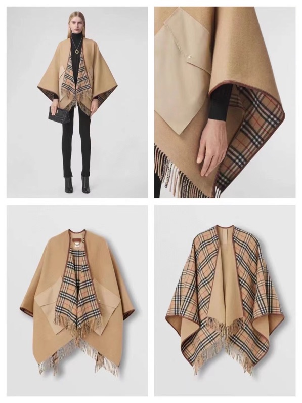 Burberry Réplica
 Pañuelos Chal Marco de madera a cuadros Lana Colección otoño – invierno