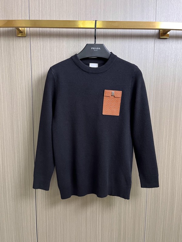 Burberry Top Clothing Sweatshirts Splicing Fall/Winter Collection Fashion Casual