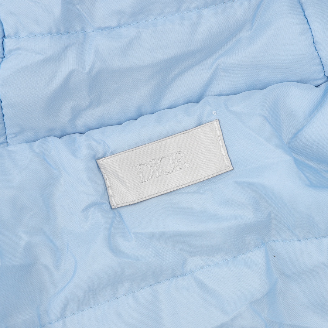 DIOR/迪奥 满印提花LOGO连帽羽绒棉服