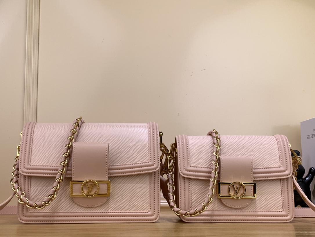 Louis Vuitton LV Dauphine Bags Handbags Pink Epi M23558