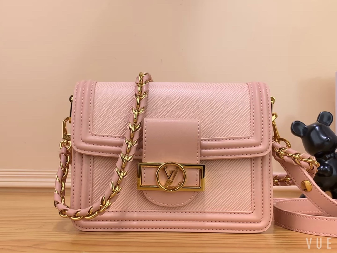 Louis Vuitton LV Dauphine Bags Handbags Sell High Quality
 Pink Epi Mini M23558
