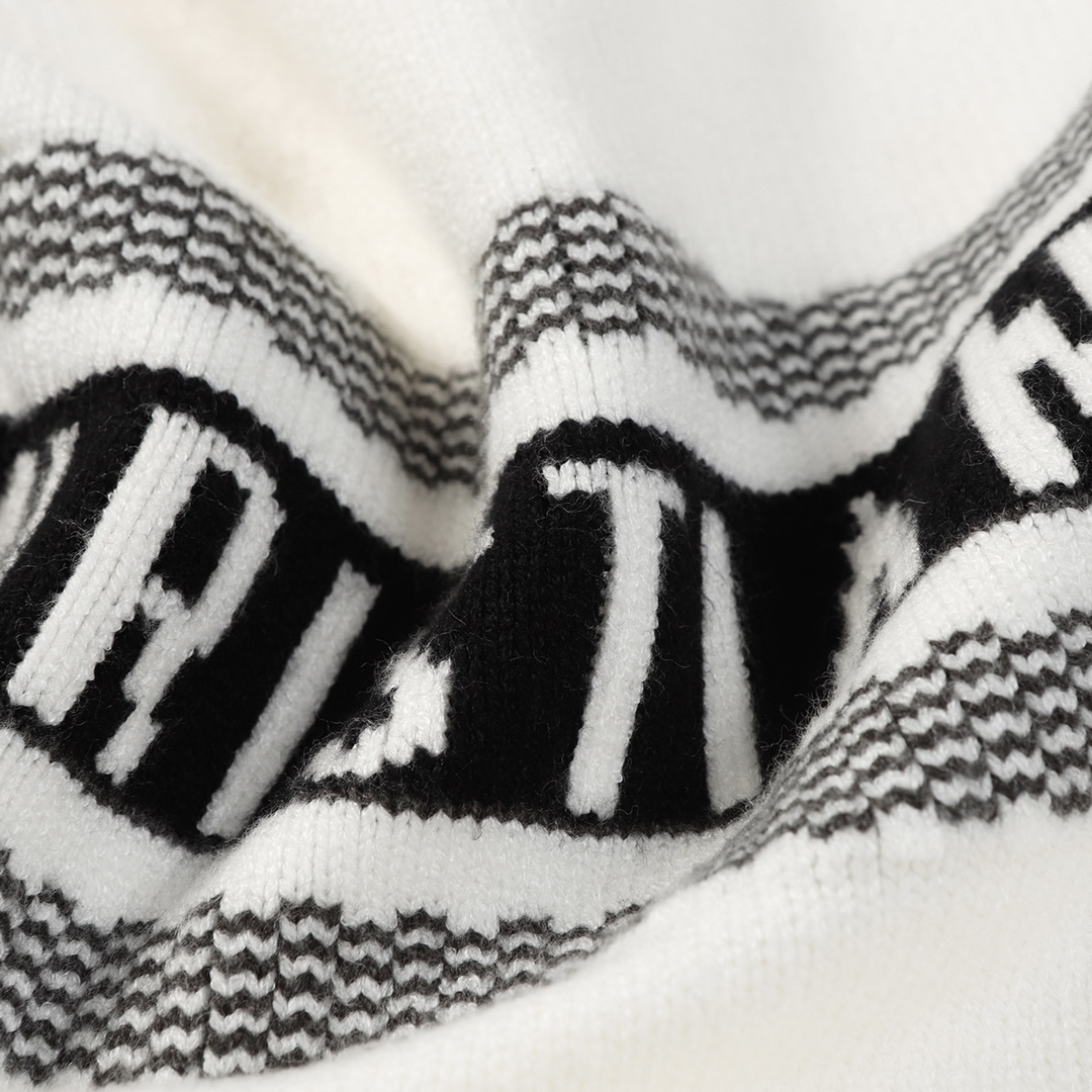 DIOR/Dio 23FW Classic Chromosome Knit Sweater with Striped Pattern - 图片 5