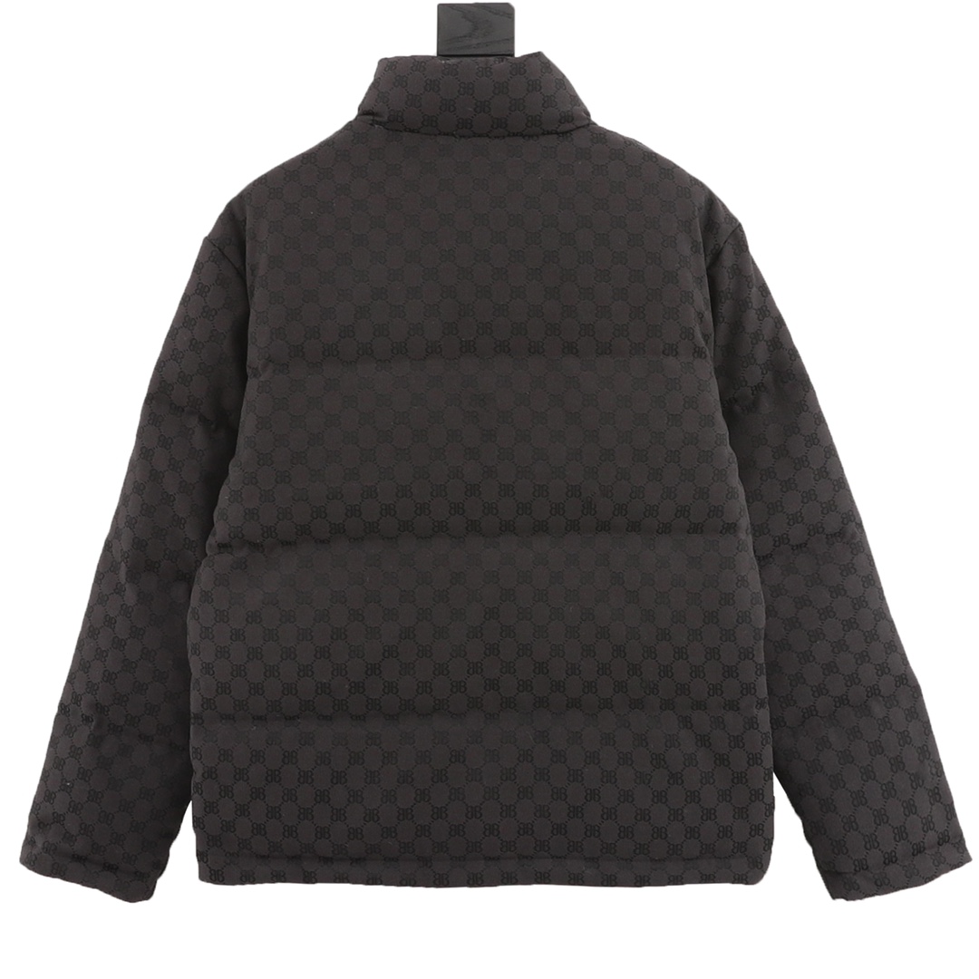 BALENCIAGA x Gucci联名双B满印羽绒服夹克 2