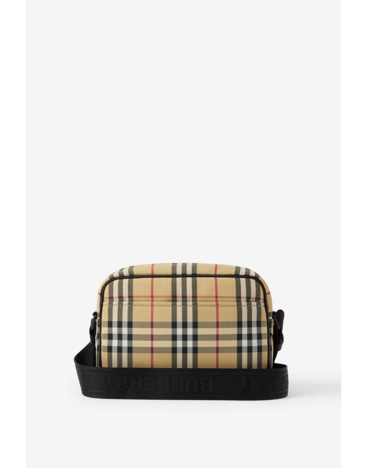 Burberry Unisex Check Camera Bag - Comprehensive 3