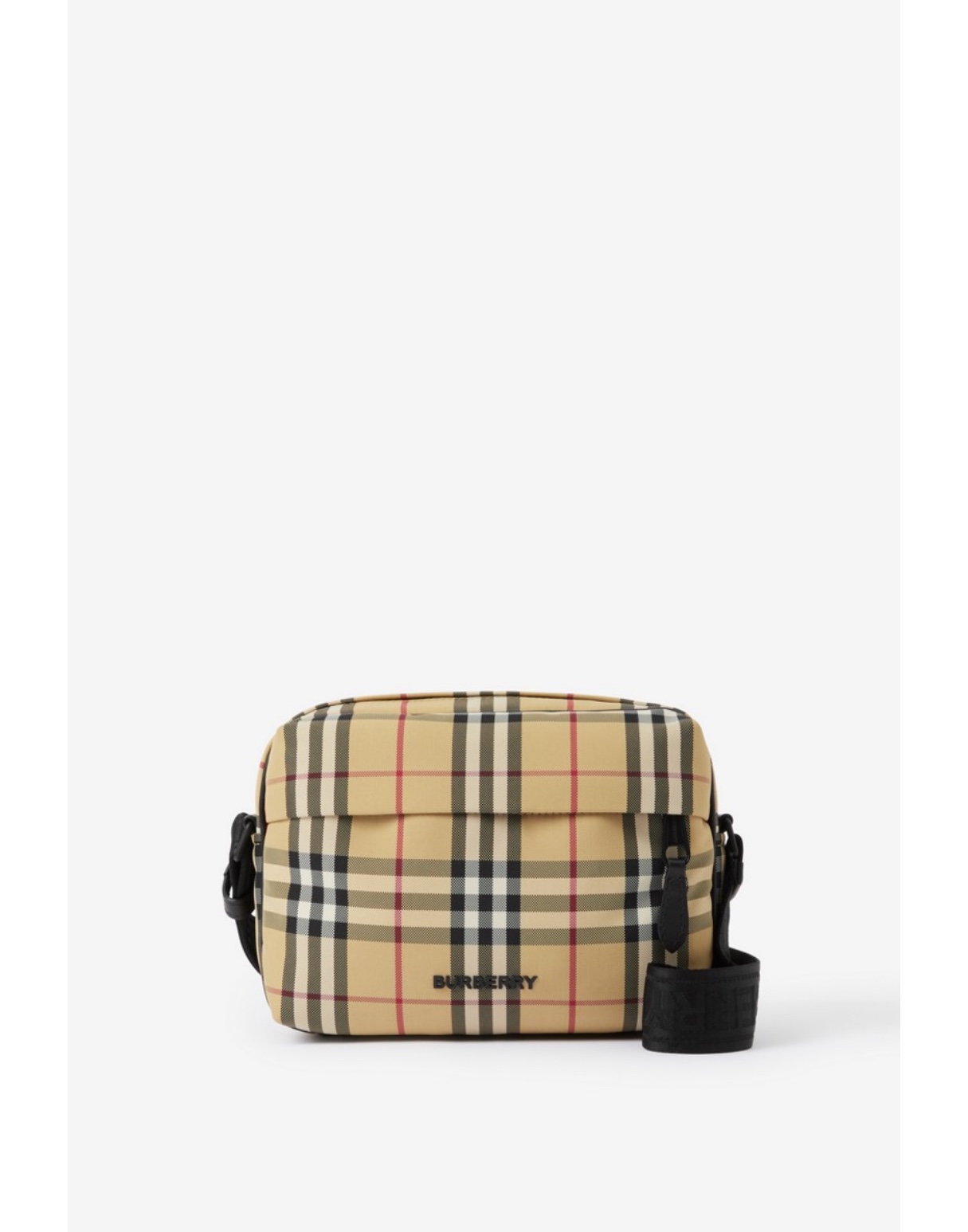 Burberry Unisex Check Camera Bag - Comprehensive