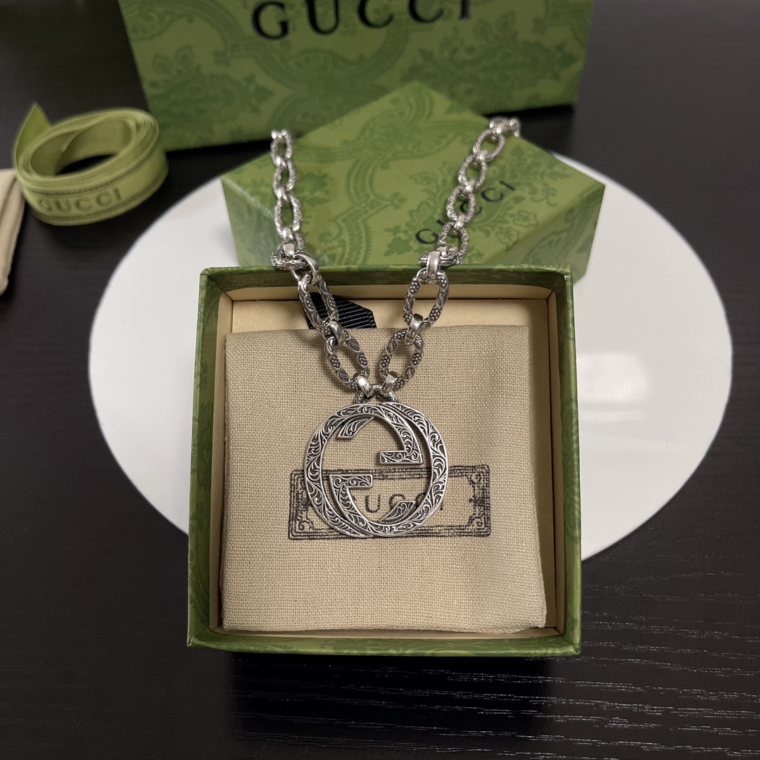 NO:104822,Gucci counter hits, direct sales price of manufacturers, original one-to-one reproduction, necklace, Gucci retro necklace, jewelry boutique, gucci, necklace19860909古驰专柜爆款 厂家直销价 原版一比一复刻 项链 古 驰复古项链,饰品精品,gucci,necklace,Jewelry