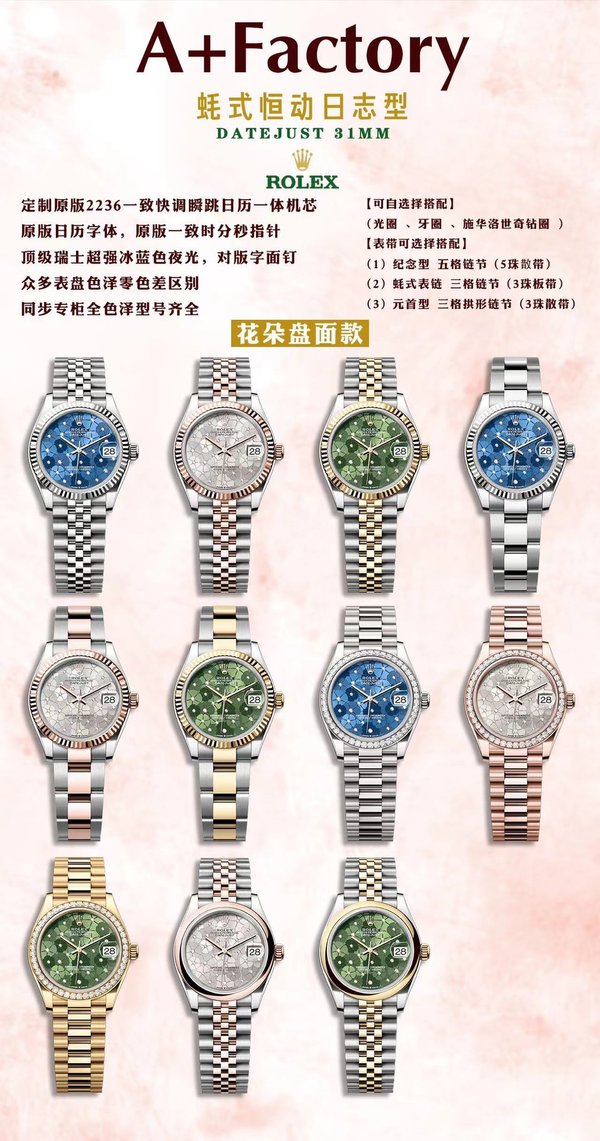 Rolex Datejust Watch Customize The Best Replica Blue Denim Women Steel Material 2236 Movement