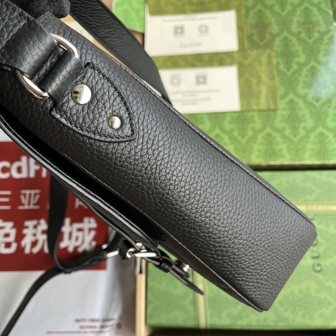 配置专柜包装超级双G中号邮差包127,500760234AABY01000Gucci经典设计以多种自然原