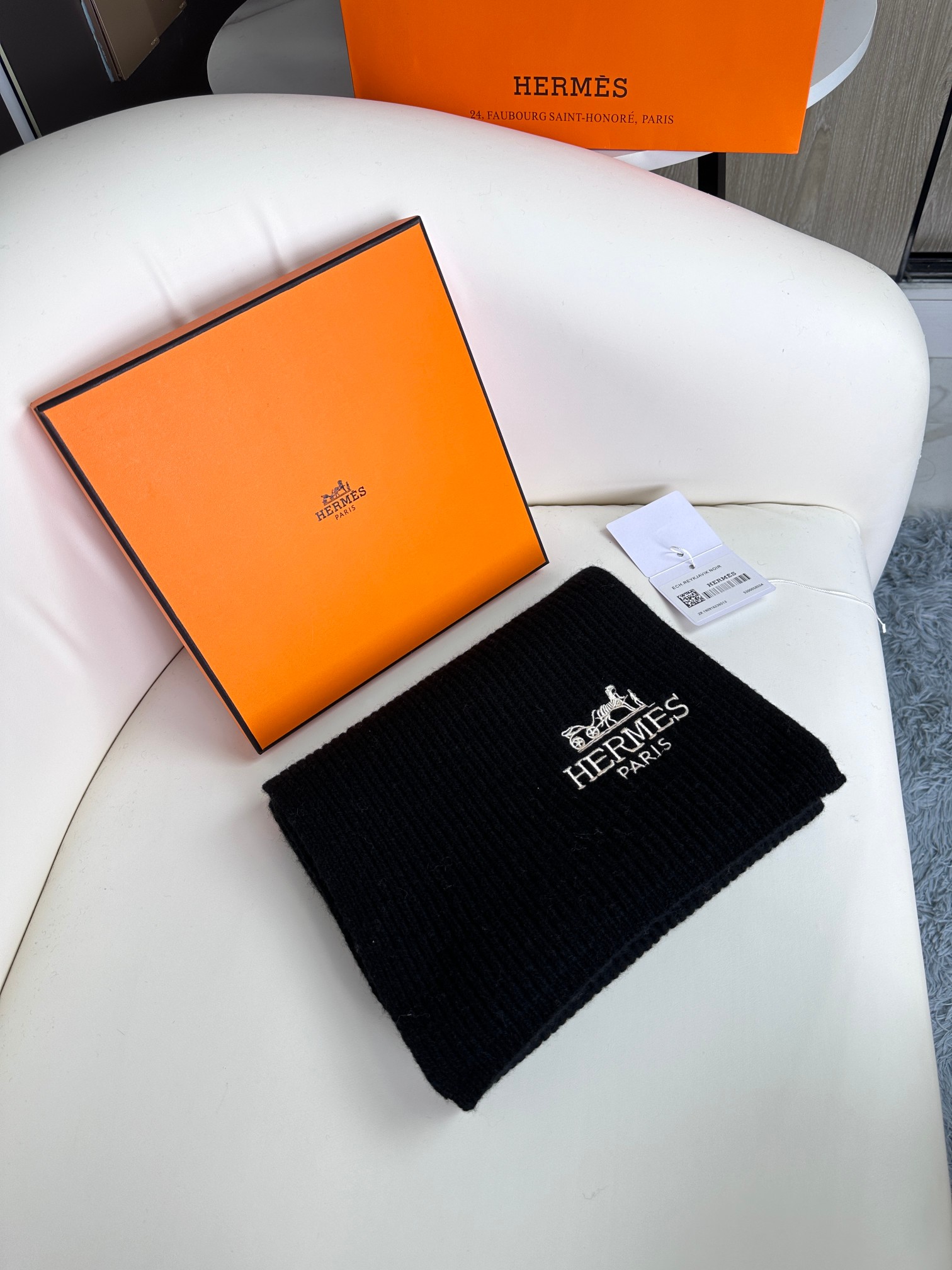 Hermès 爱马仕2023官网最新款男女针织围巾