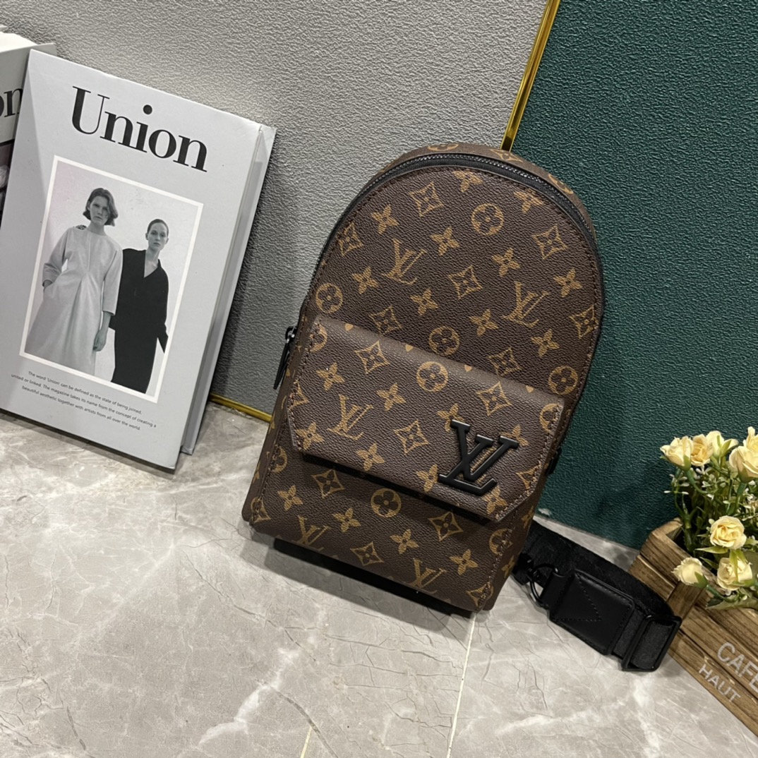 Louis Vuitton Backpack Crossbody & Shoulder Bags Cowhide Fabric M23736