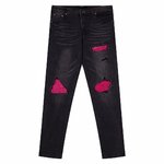 Amiri Clothing Jeans Pants & Trousers Black White Track