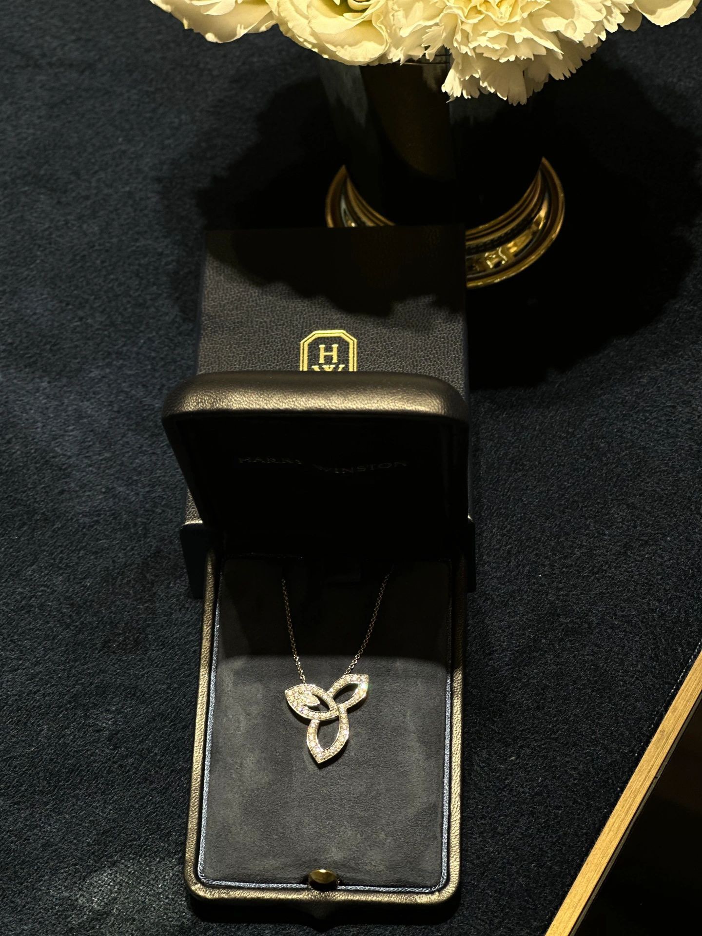 🎈🎈🎈上一件被低估的神仙款式‼️‼️‼️
大气简约的低调白富美 Lily Cluster项链，人见人夸[旺柴]随性又优雅，重点是买回去不吃灰，非常百搭。日常通勤干脆利索，搭配裙装又仙气飘飘。超多仙女小姐姐同款哦。

Hw经典款不敢做埋汰[闭嘴]不管从版型还是细节都欢迎对比推敲，做到媲美真金真钻工艺的一款。吊坠有一个微微错位的结构，比较微妙，但是做到了整个造型就会有层次感，不会平面呆板。铲边镶边细，排石饱满，背面以及镂空部位抛光细致，精品就是拼细节[愉快]
项链通体925银镀金材质，链长40+5cm
不过敏不褪色，作为日常款搭配非常推荐哦！
